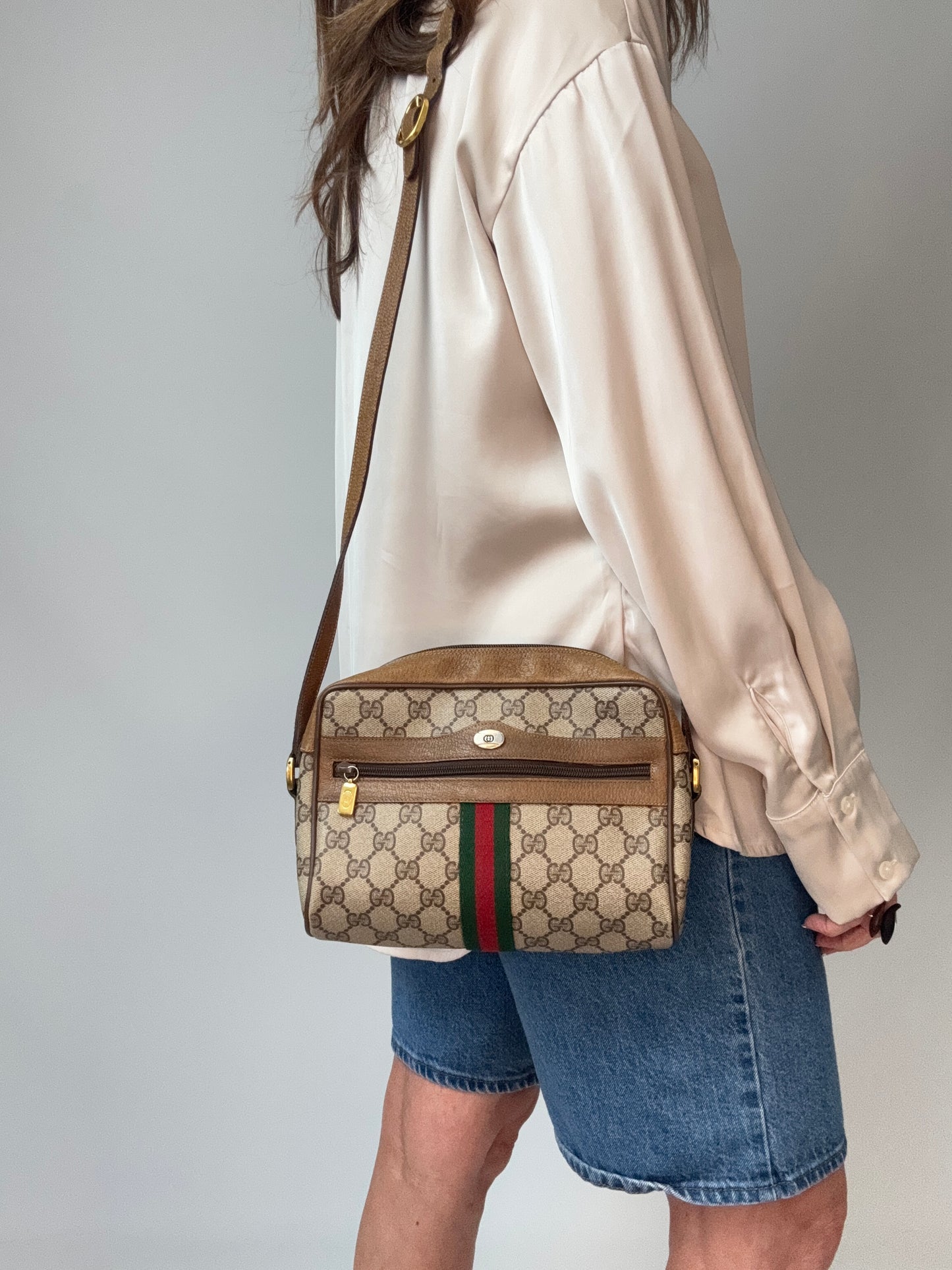 Gucci Vintage GG Supreme Web Crossbody