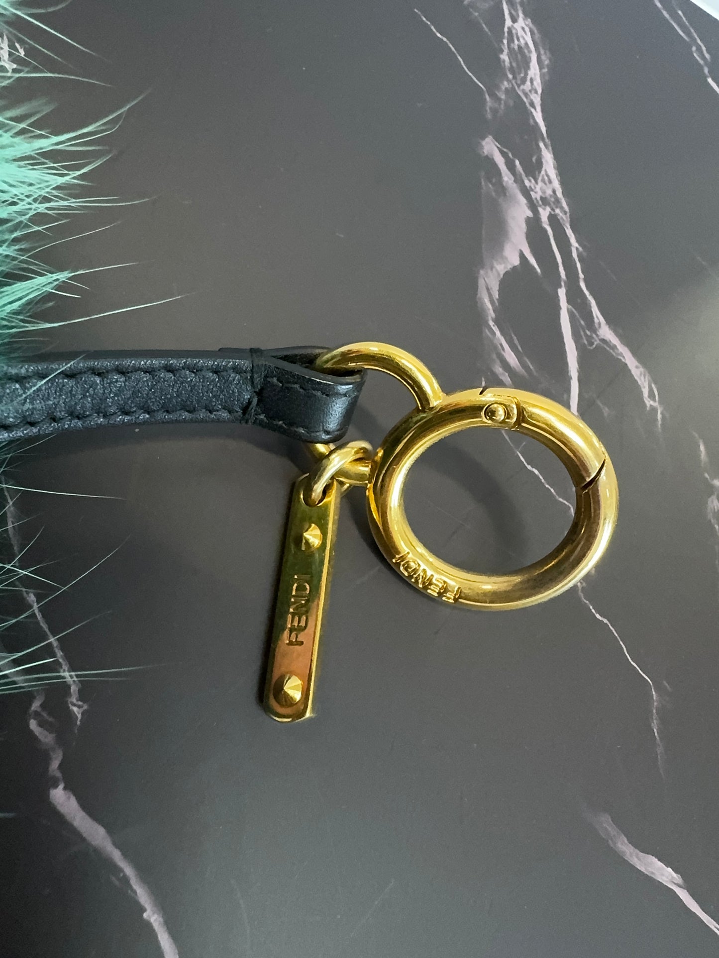 Fendi Monster Mink Fur Bag Charm – Multicolor