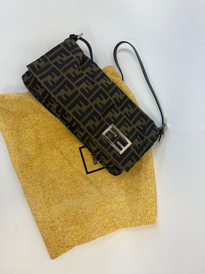 Fendi Zucca Nylon Mama Baguette Bag