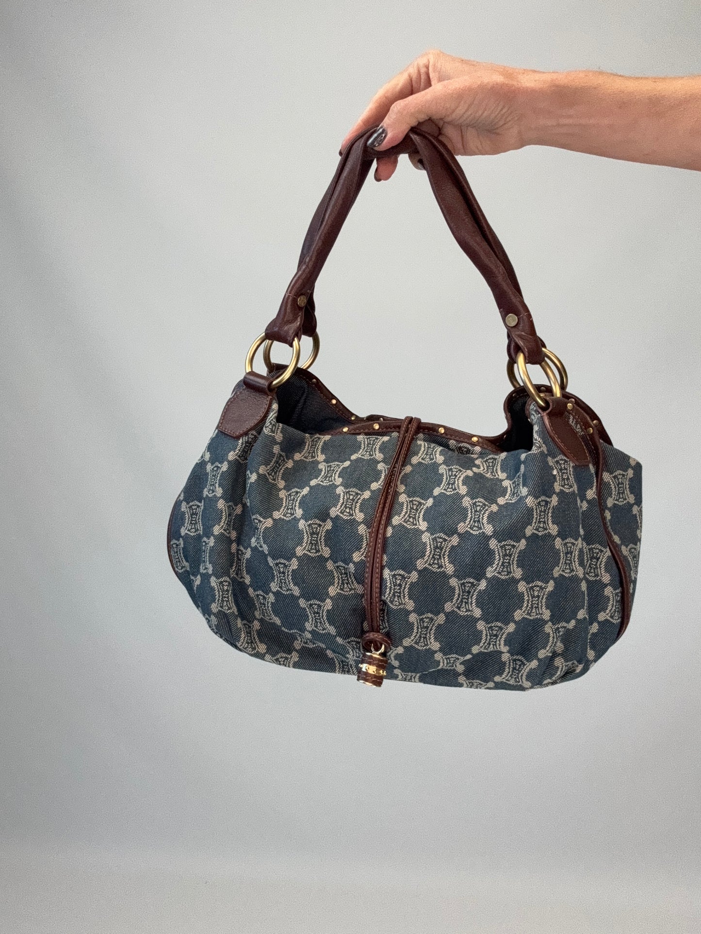 Celine Macadam Bittersweet Hobo- Denim