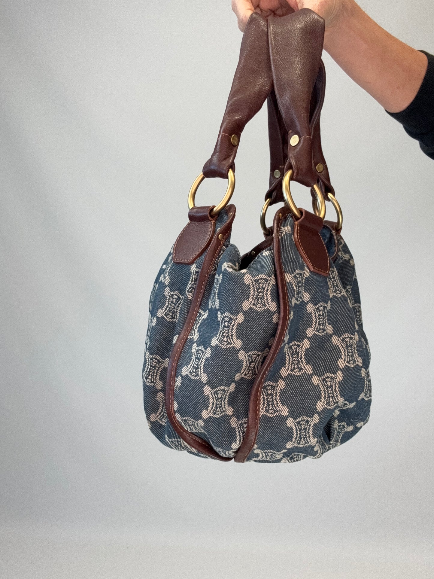 Celine Macadam Bittersweet Hobo- Denim