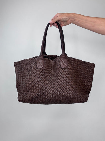 Bottega Veneta Intrecciato Meduim Cabat