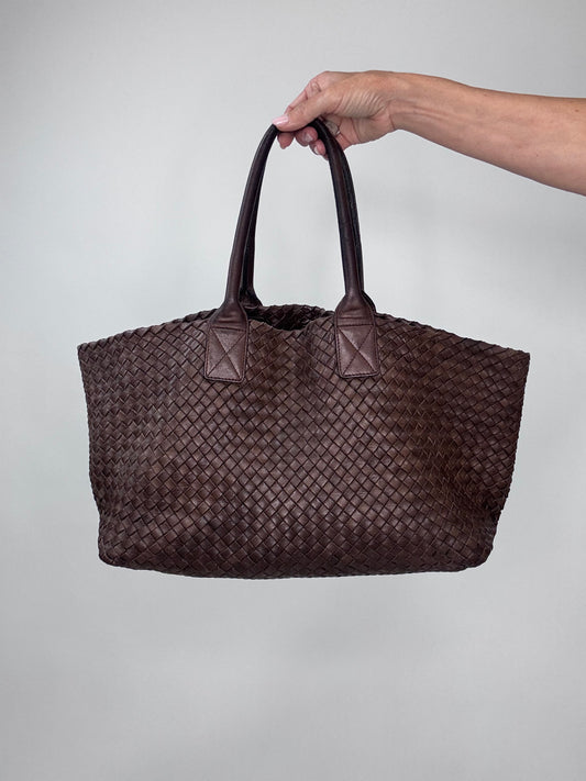 Bottega Veneta Intrecciato Meduim Cabat