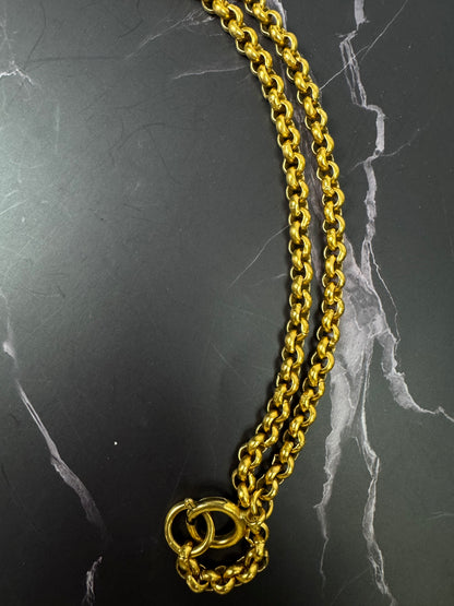Chanel Heart CC Pendant Necklace — 1995 (24k Gold Plated)