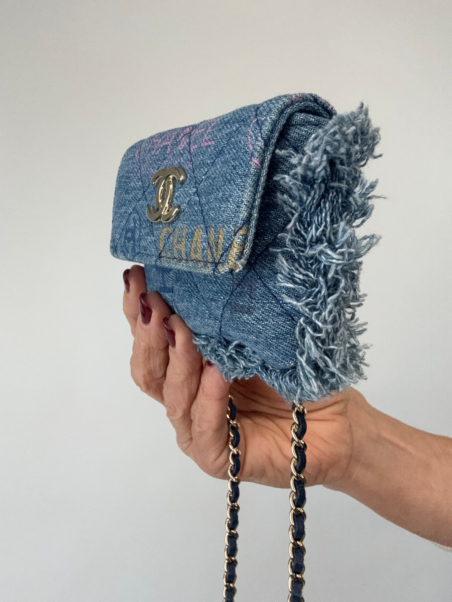 Chanel Matelasse Denim Mood  Mini Shoulder Bag