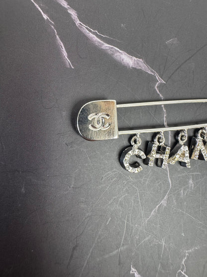 Chanel Safety Pin Letter Brooch (2003)