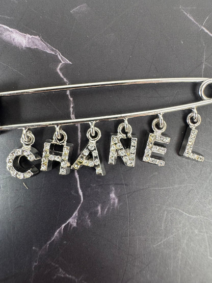 Chanel Safety Pin Letter Brooch (2003)