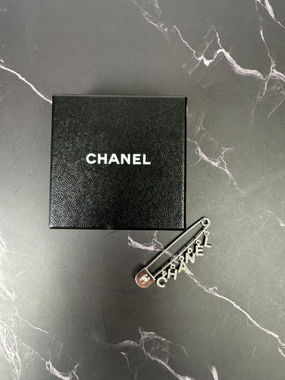 Chanel Safety Pin Letter Brooch (2003)
