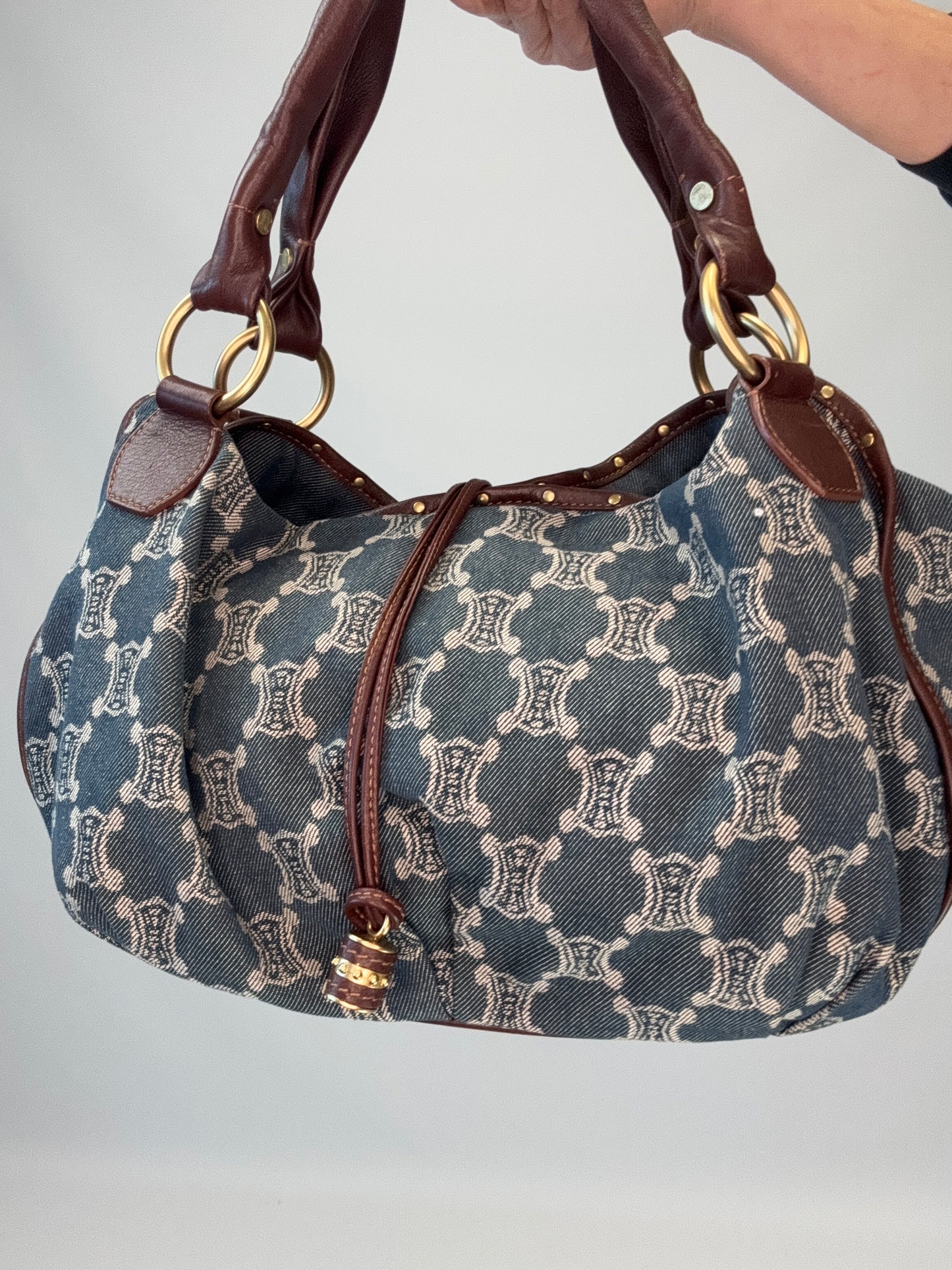 Celine Macadam Bittersweet Hobo- Denim