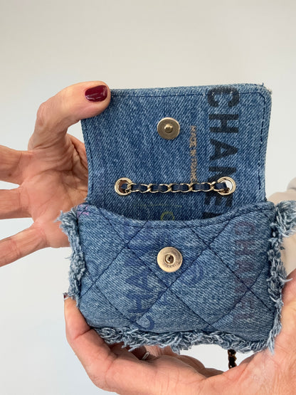 Chanel Matelasse Denim Mood  Mini Shoulder Bag