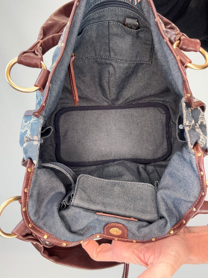 Celine Macadam Bittersweet Hobo- Denim