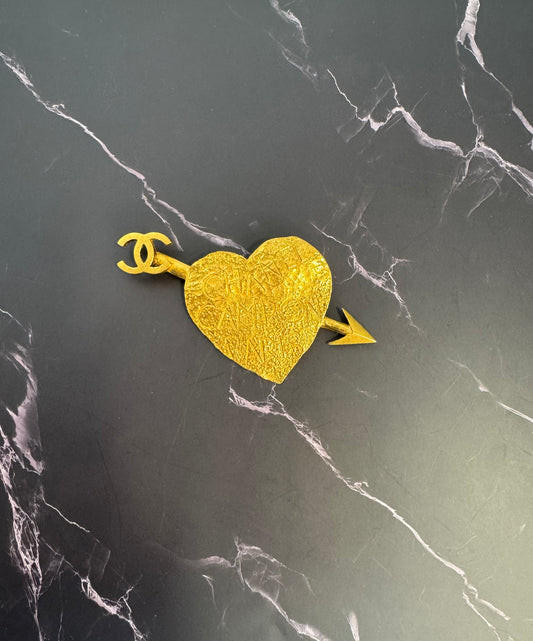 Chanel Arrow Heart Brooch — 1993 (Runway Era)