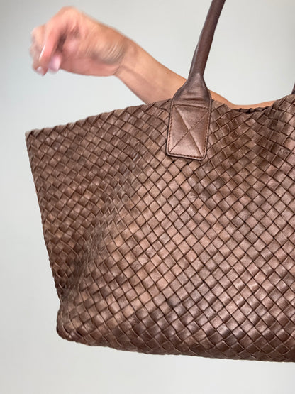 Bottega Veneta Intrecciato Meduim Cabat