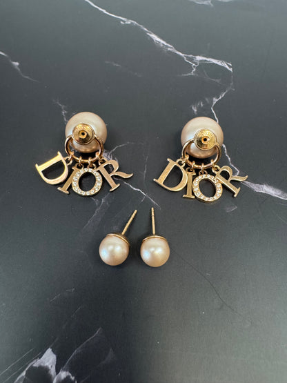 Christian Dior Tribales Resin Earrings