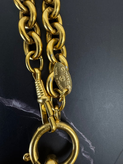 Chanel Quilted Large Pendent