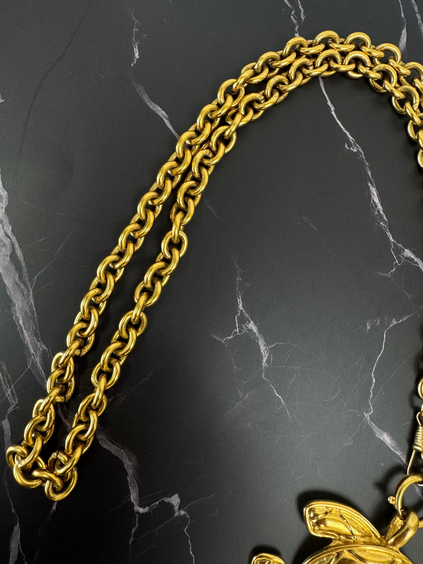 Chanel Quilted Large Pendent