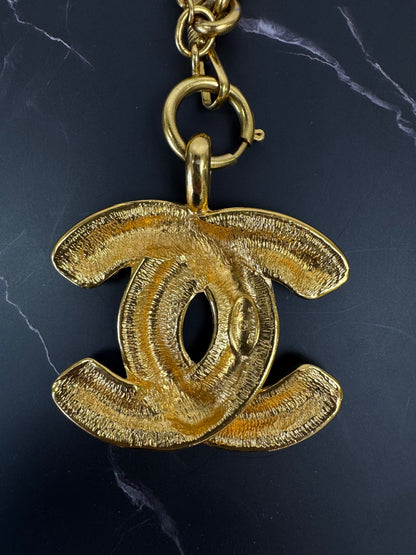 Chanel Quilted Large Pendent