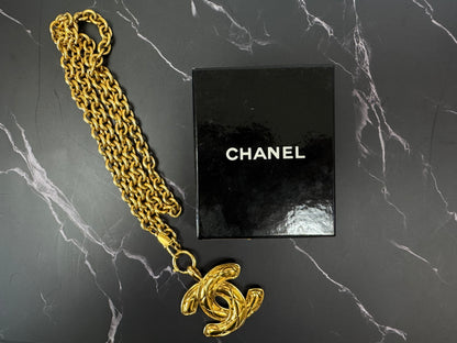 Chanel Quilted Large Pendent