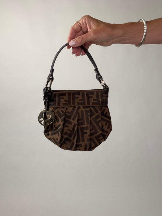 Fendi Mini Chef Zucca Hobo Bag