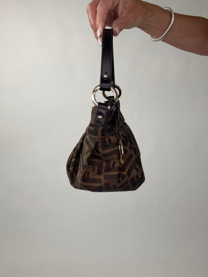 Fendi Mini Chef Zucca Hobo Bag