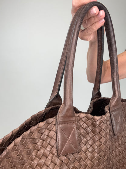 Bottega Veneta Intrecciato Meduim Cabat