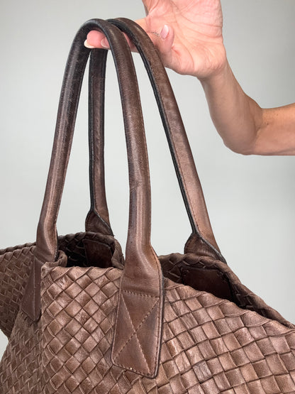 Bottega Veneta Intrecciato Meduim Cabat