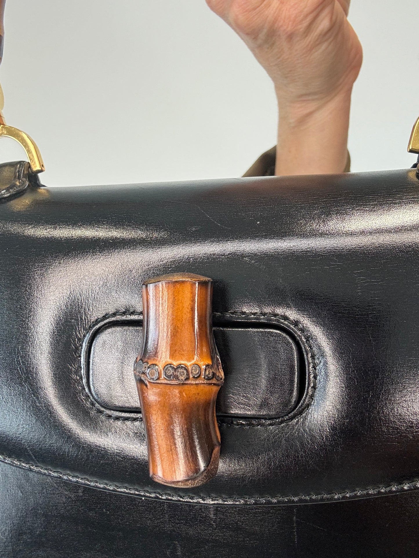 Gucci Vintage Medium 1997 Bamboo Top Handle