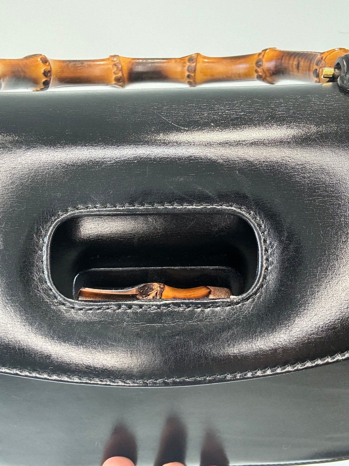 Gucci Vintage Medium 1997 Bamboo Top Handle