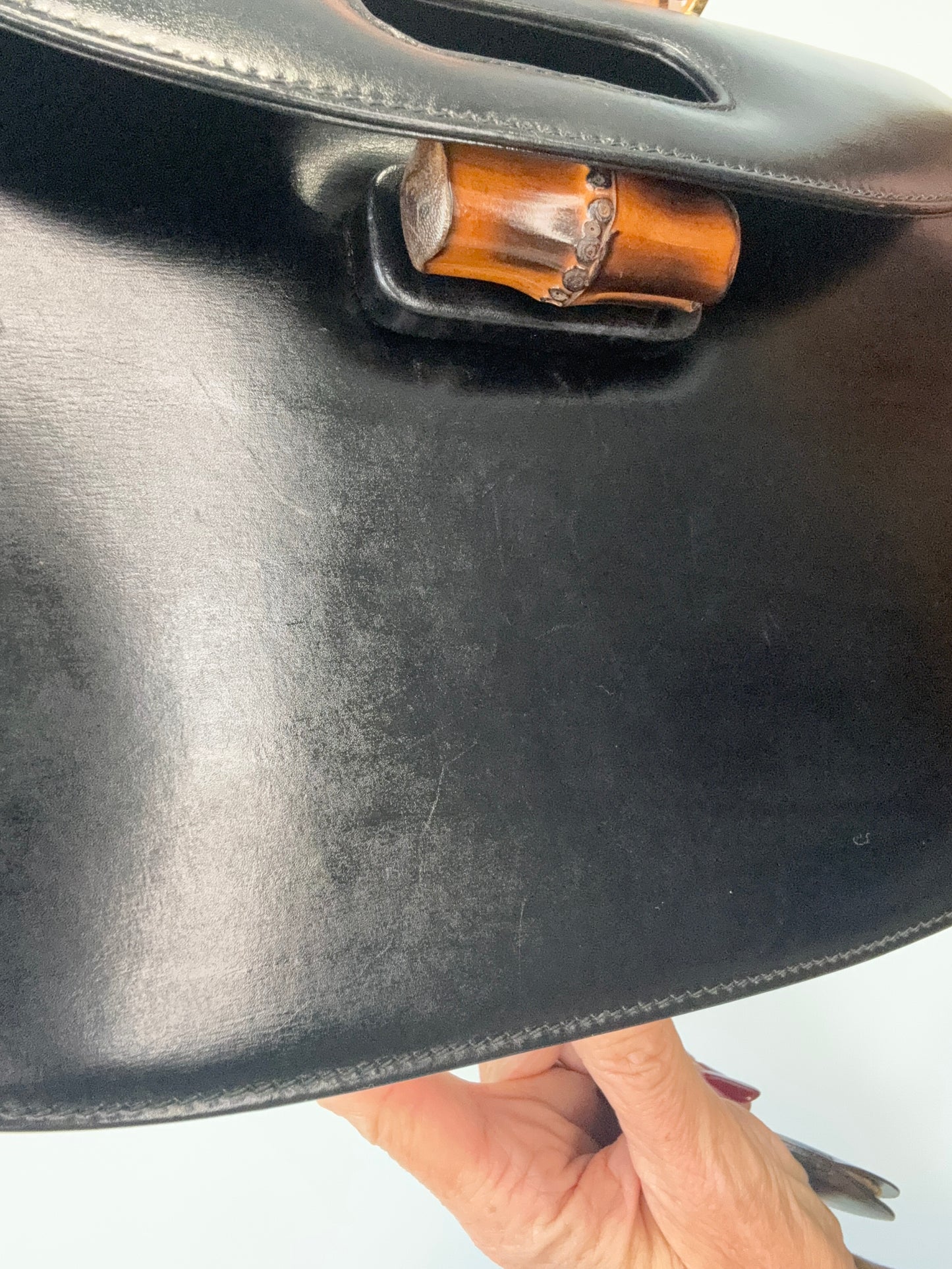 Gucci Vintage Medium 1997 Bamboo Top Handle