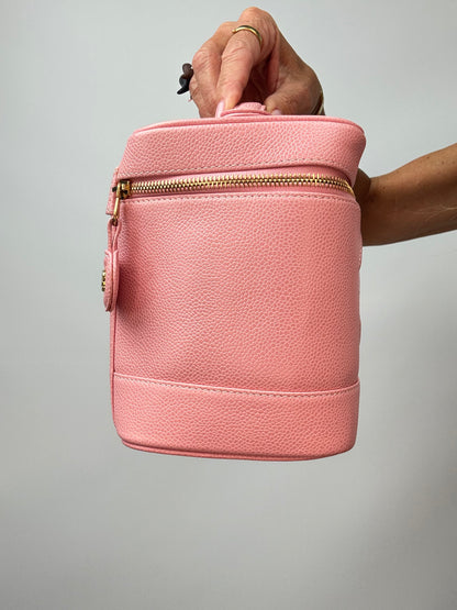 Chanel  Vintage Pink Caviar Vanity Bag