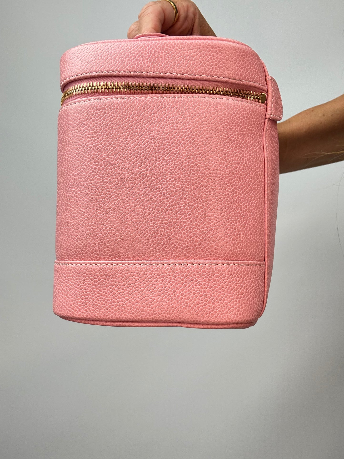 Chanel  Vintage Pink Caviar Vanity Bag