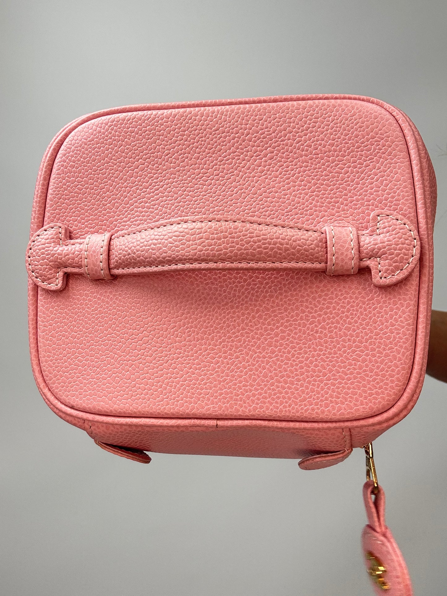 Chanel  Vintage Pink Caviar Vanity Bag