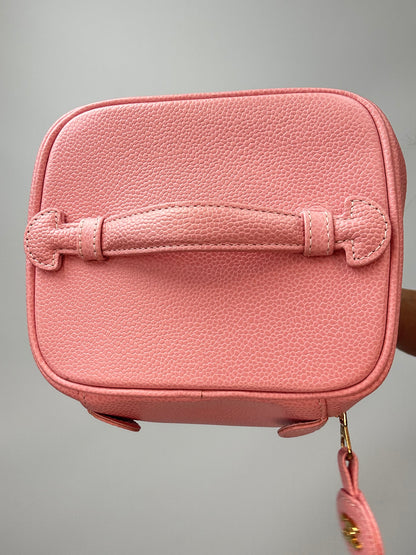 Chanel  Vintage Pink Caviar Vanity Bag