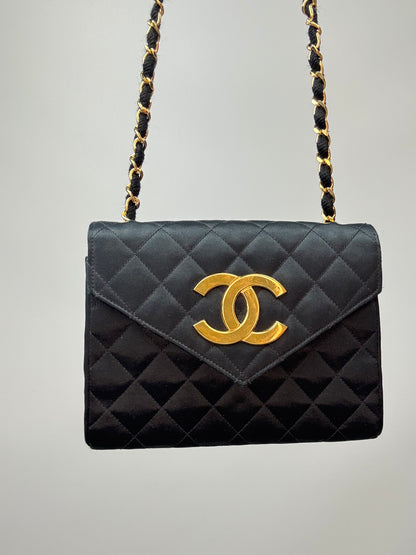 Chanel Satin Envelope Oversized CC Bag