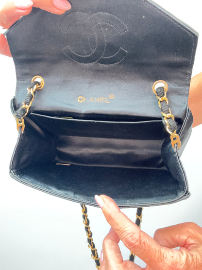 Chanel Satin Envelope Oversized CC Bag