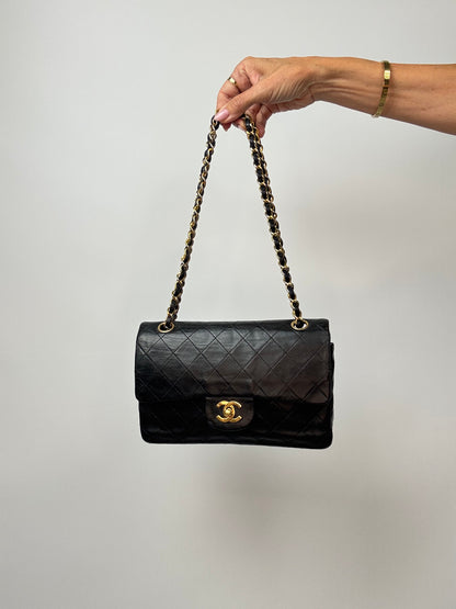 Chanel Vintage Small Lambskin Classic Flap