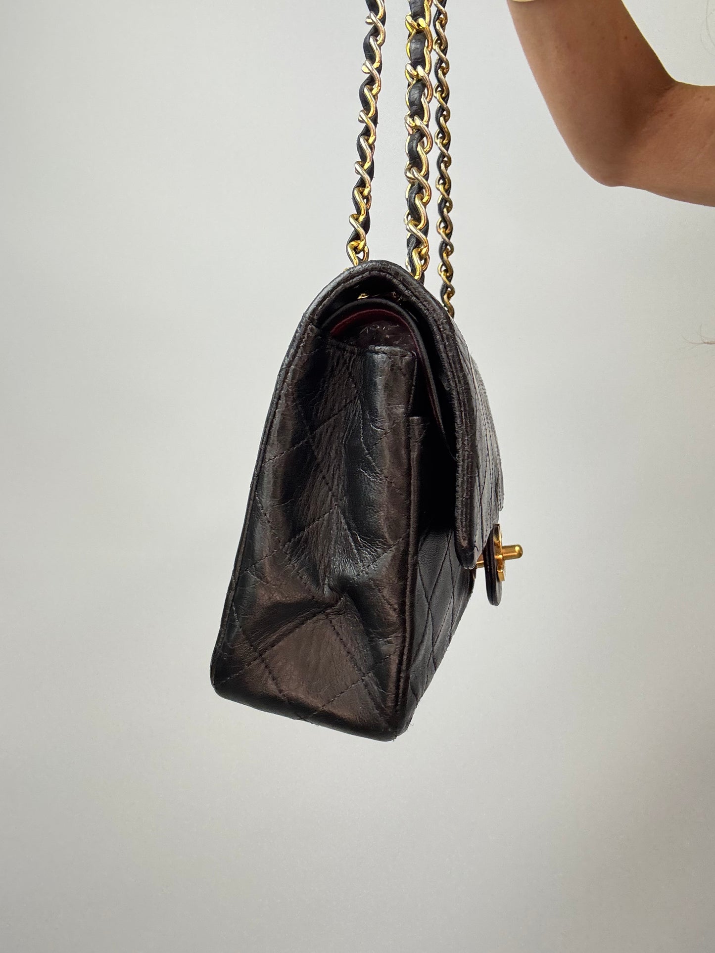 Chanel Vintage Small Lambskin Classic Flap