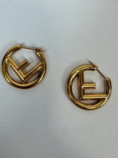 Fendi F Earring Hoops