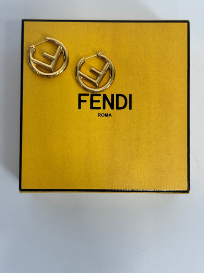 Fendi F Earring Hoops
