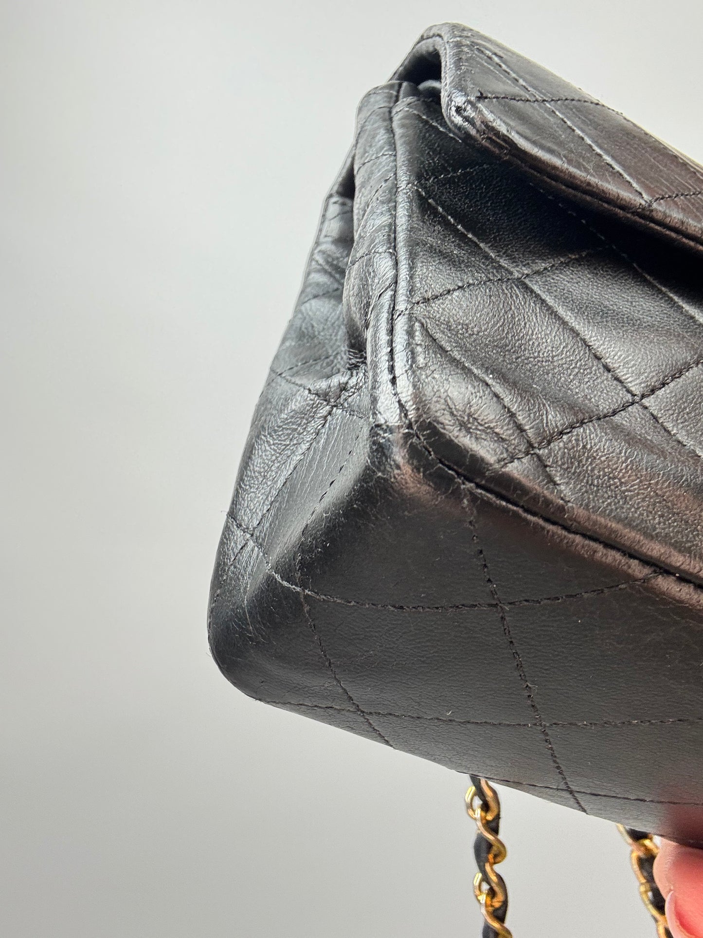Chanel Vintage Small Lambskin Classic Flap