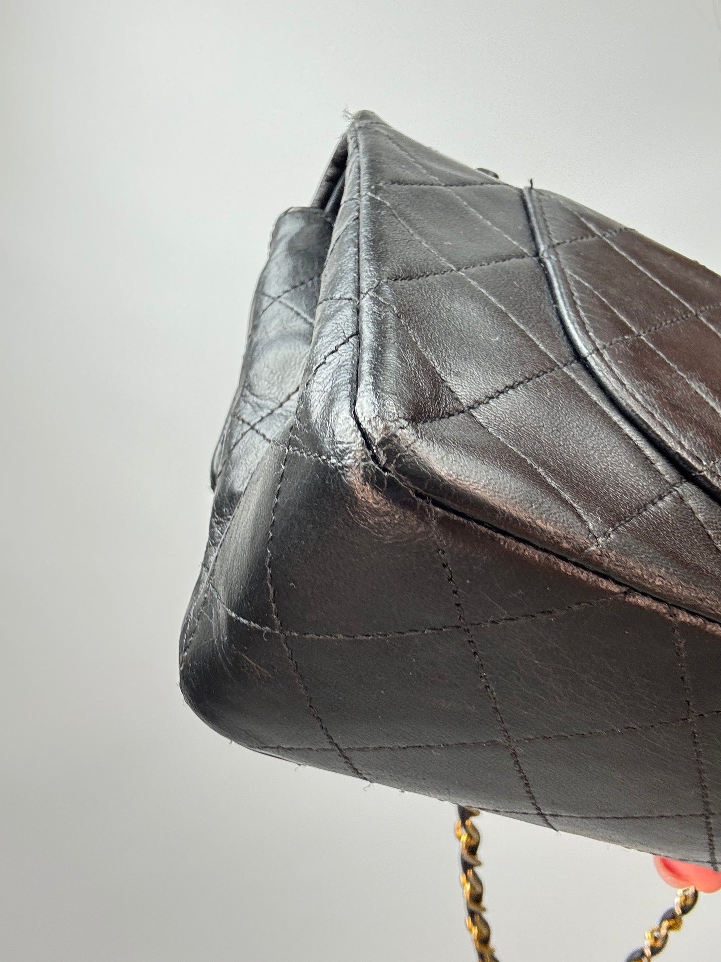 Chanel Vintage Small Lambskin Classic Flap