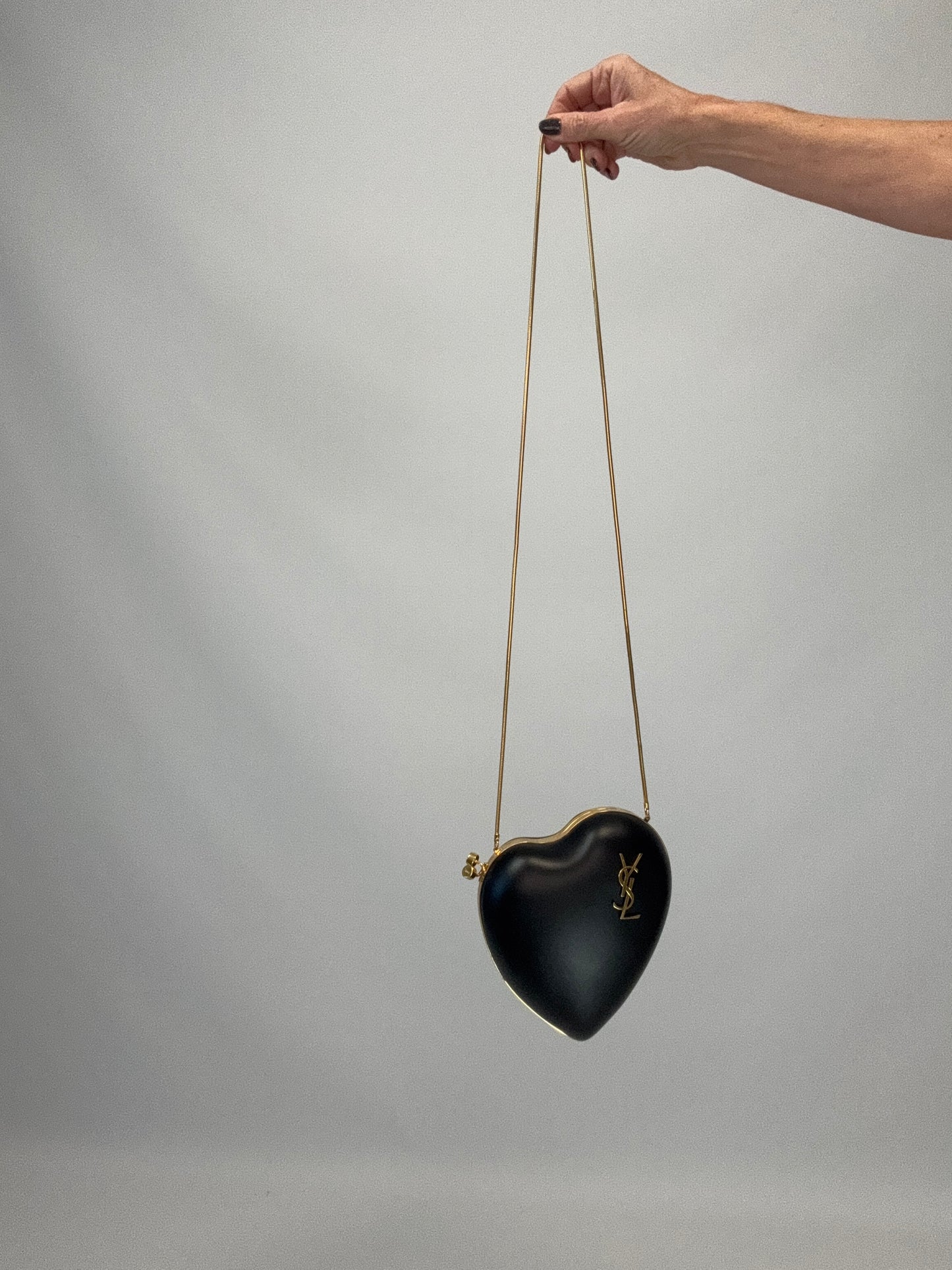 Saint Laurent Love Box Crossbody -Black