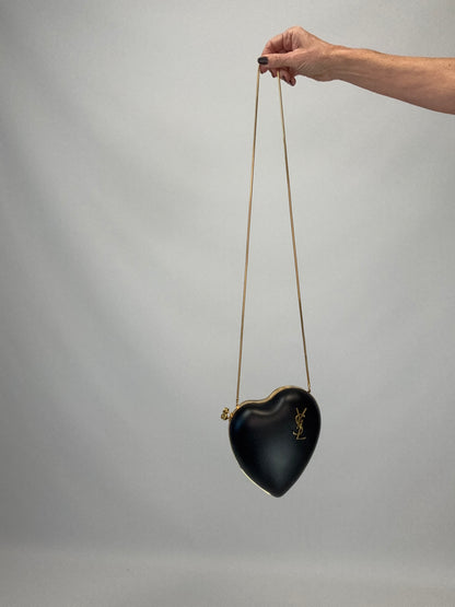 Saint Laurent Love Box Crossbody -Black