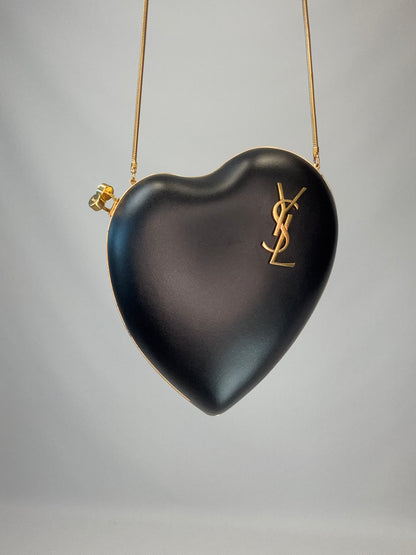 Saint Laurent Love Box Crossbody -Black