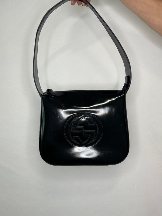 Vintage Gucci Soho Enamel Shoulder Bag