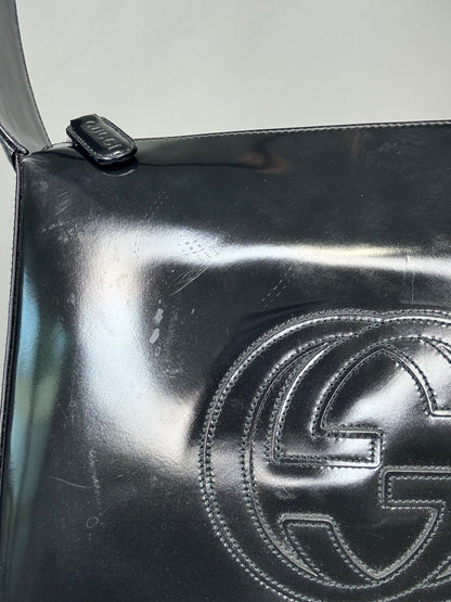 Vintage Gucci Soho Enamel Shoulder Bag