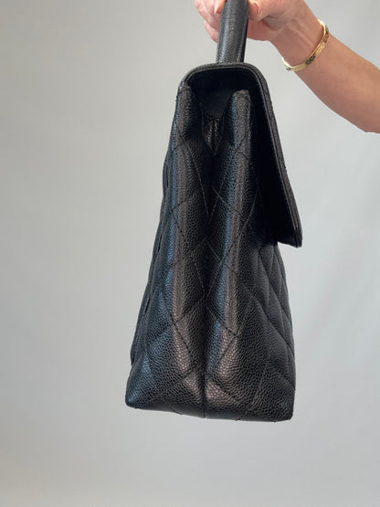 Chanel Vintage Kelly Caviar Bag -Vintage