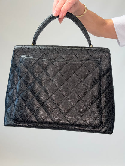 Chanel Vintage Kelly Caviar Bag -Vintage
