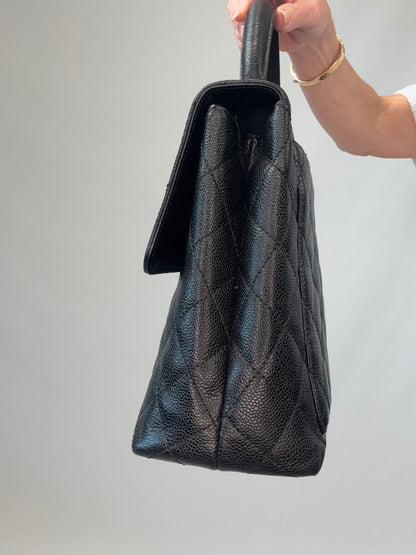 Chanel Vintage Kelly Caviar Bag -Vintage