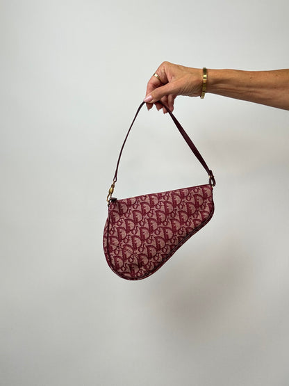 Christian Dior Diorissimo Saddle Pochette